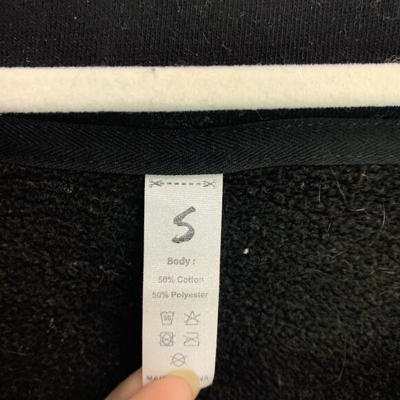 Womens Sweatshirts Half Zip Cropped Pullover Fleece Quarter Small - Picture 6 of 7